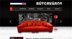 Desktop Screenshot of butorvaros.com
