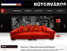 Tablet Screenshot of butorvaros.com